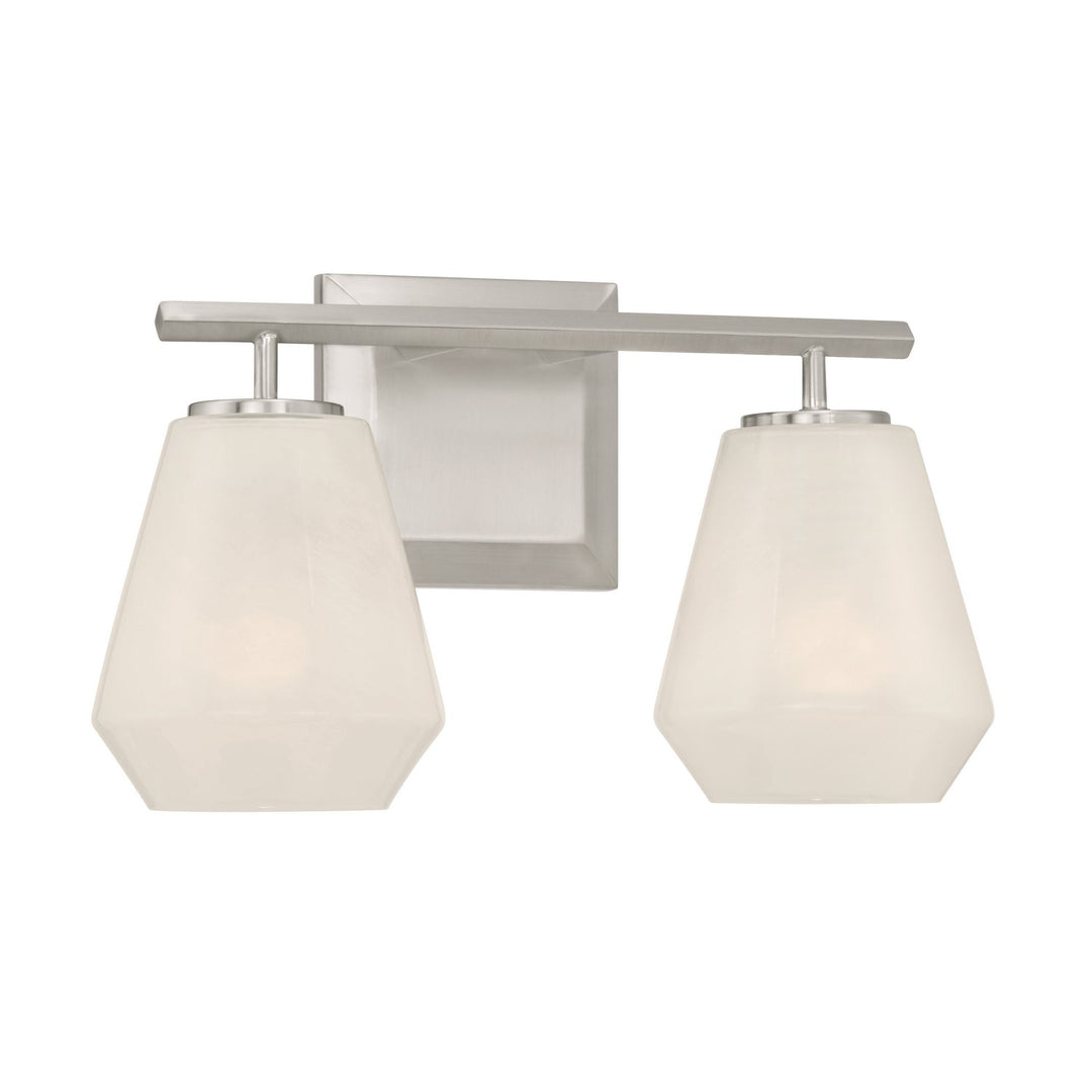 Siena Two Light Vanity in Brushed Nickel Minka-Lavery