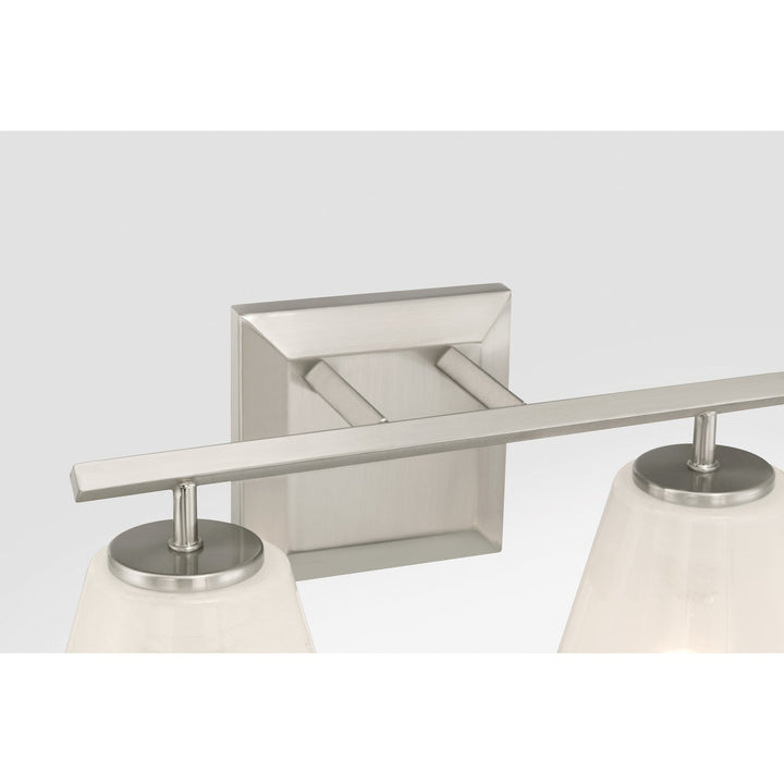 Siena Two Light Vanity in Brushed Nickel Minka-Lavery