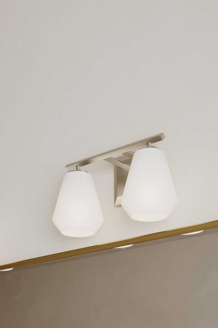 Siena Two Light Vanity in Brushed Nickel Minka-Lavery