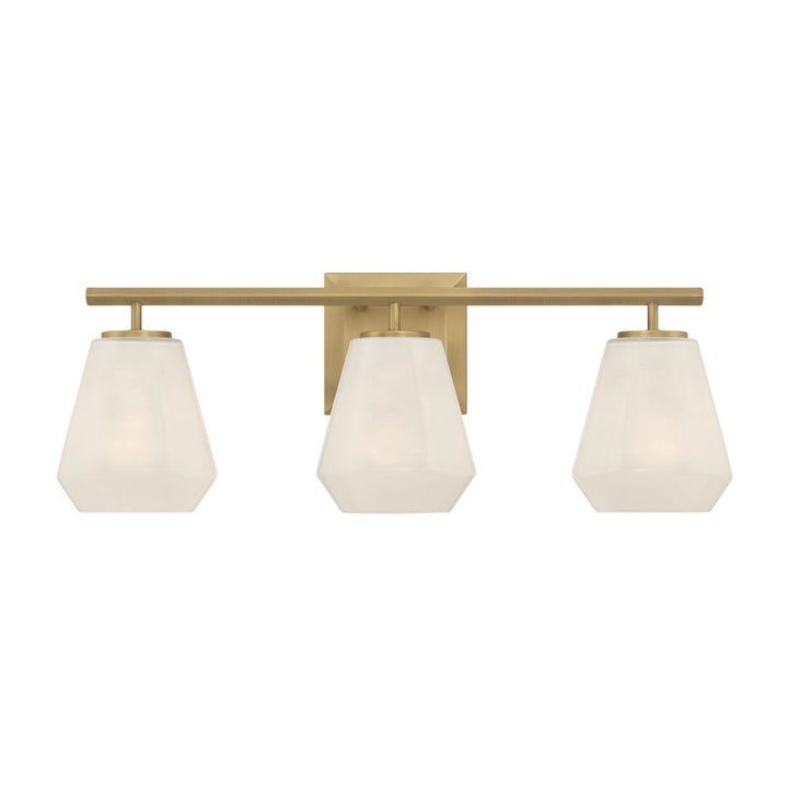Siena Three Light Vanity in Legacy Brass Minka-Lavery