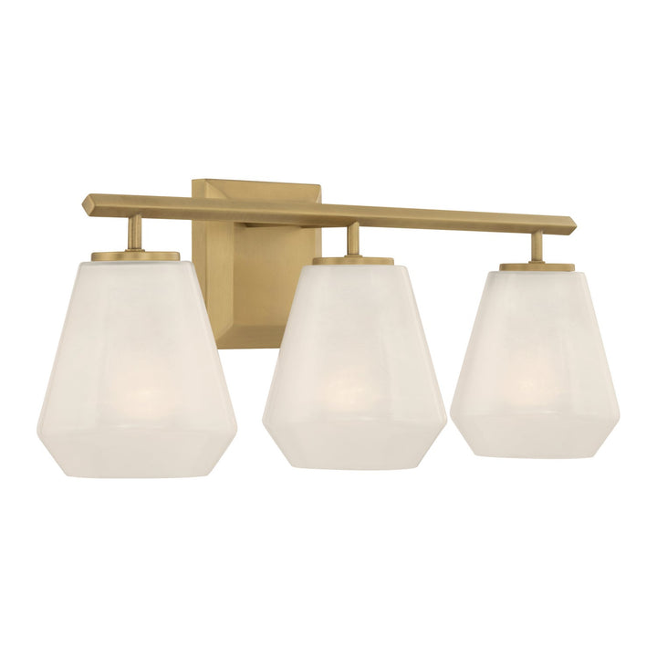 Siena Three Light Vanity in Legacy Brass Minka-Lavery