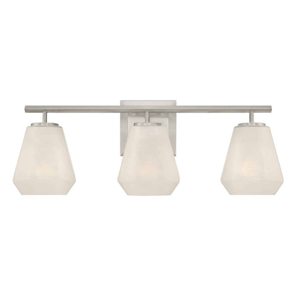 Siena Three Light Vanity in Brushed Nickel Minka-Lavery