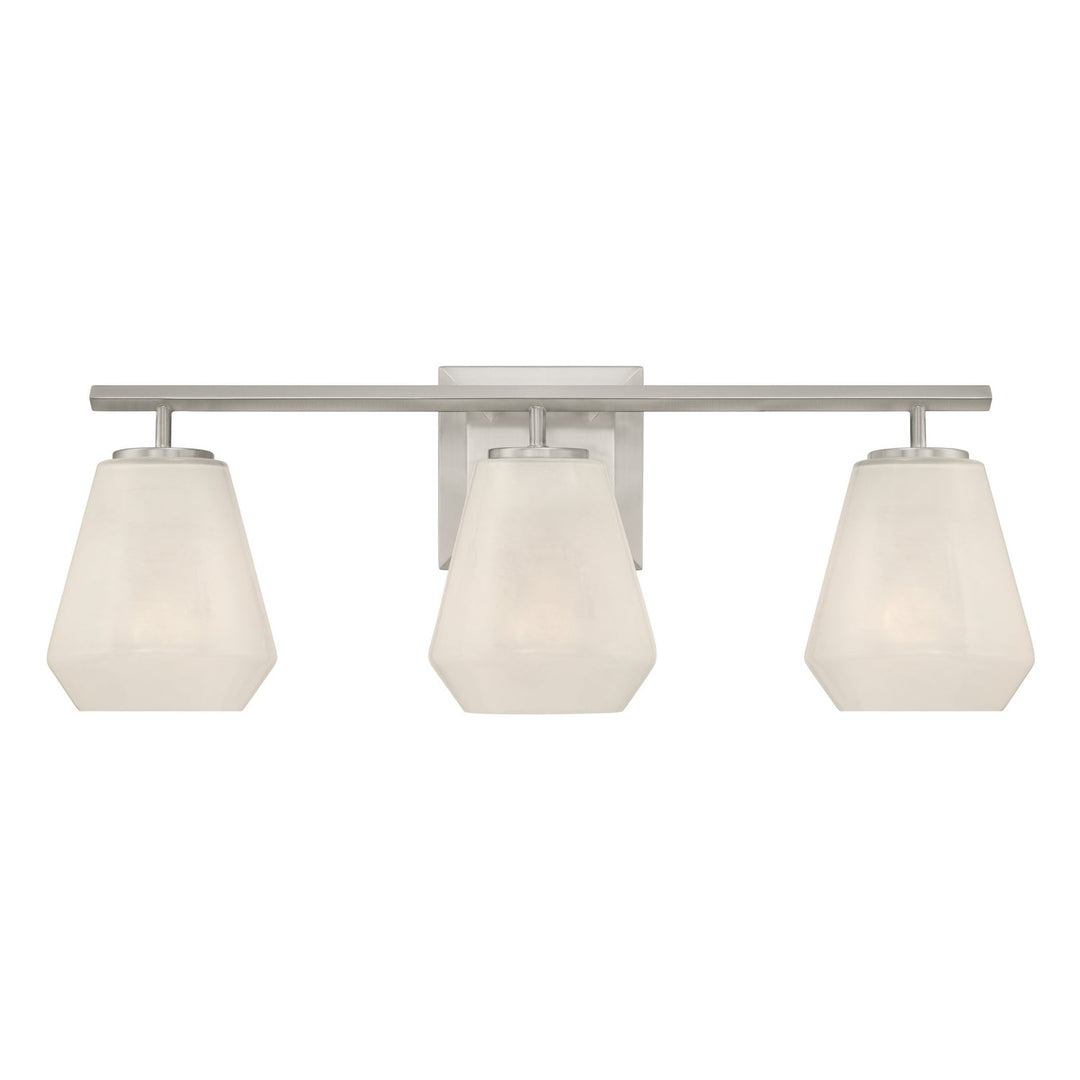 Siena Three Light Vanity in Brushed Nickel Minka-Lavery