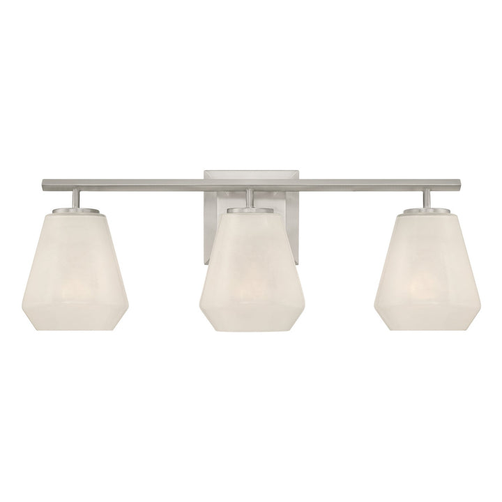 Siena Three Light Vanity in Brushed Nickel Minka-Lavery
