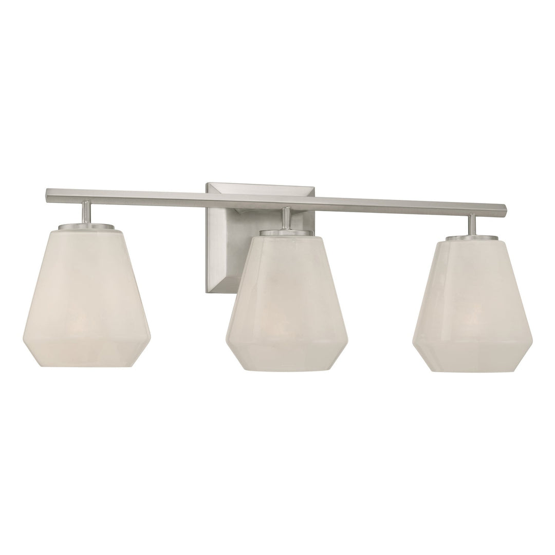 Siena Three Light Vanity in Brushed Nickel Minka-Lavery