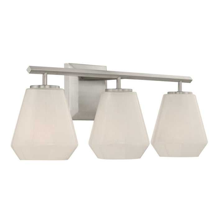 Siena Three Light Vanity in Brushed Nickel Minka-Lavery