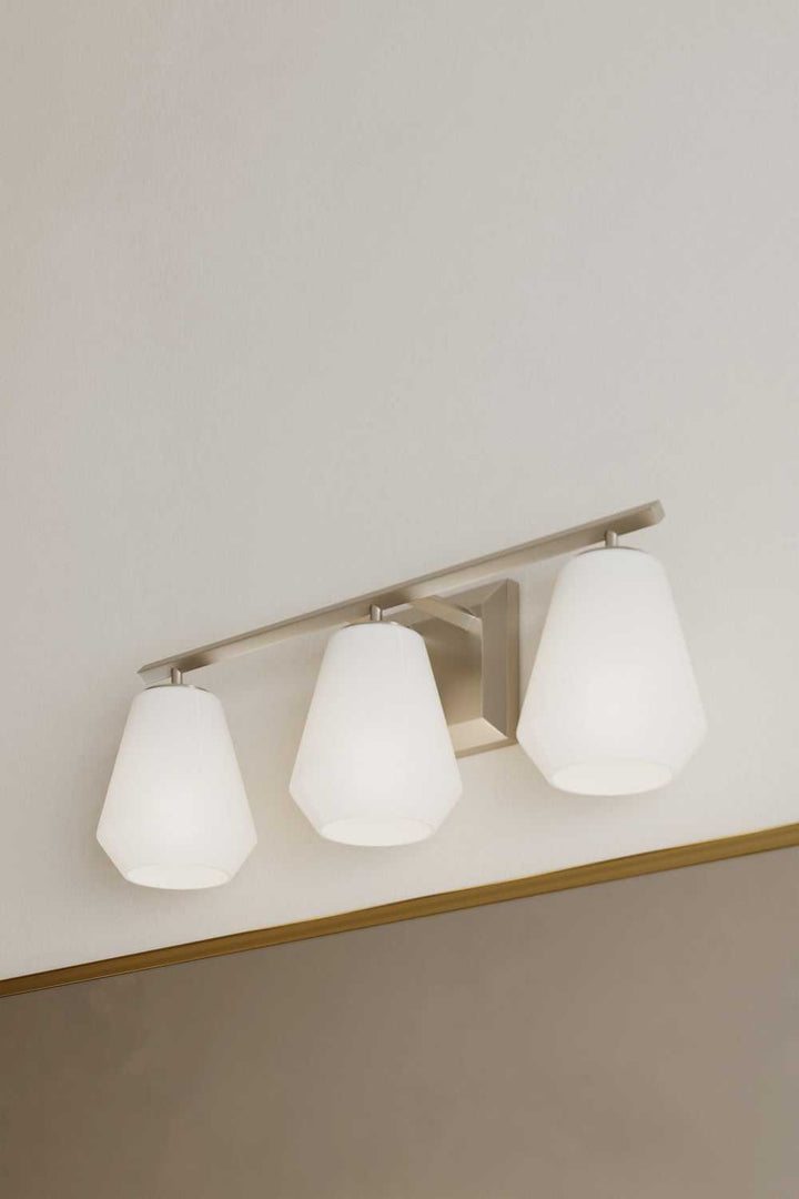 Siena Three Light Vanity in Brushed Nickel Minka-Lavery