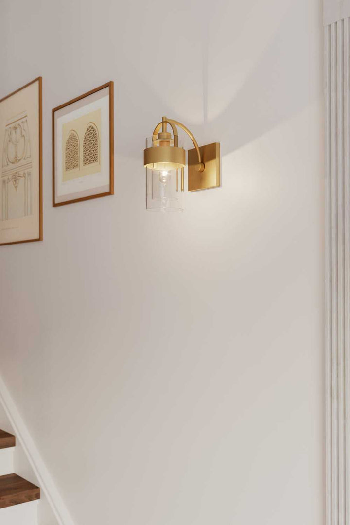 Ravik One Light Bath Sconce in Legacy Brass Minka-Lavery