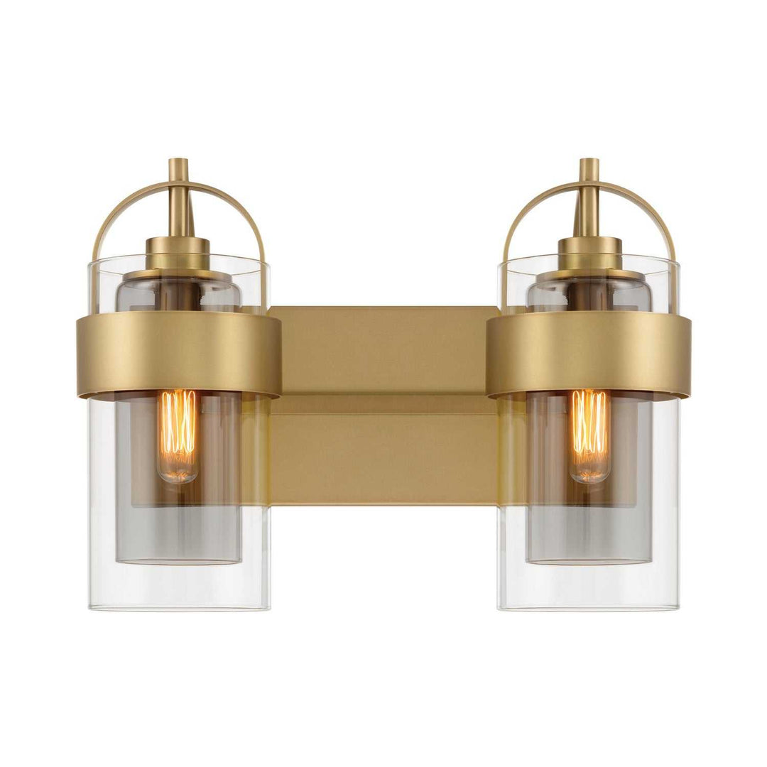 Ravik Two Light Vanity in Legacy Brass Minka-Lavery