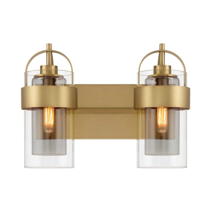 Ravik Two Light Vanity in Legacy Brass Minka-Lavery
