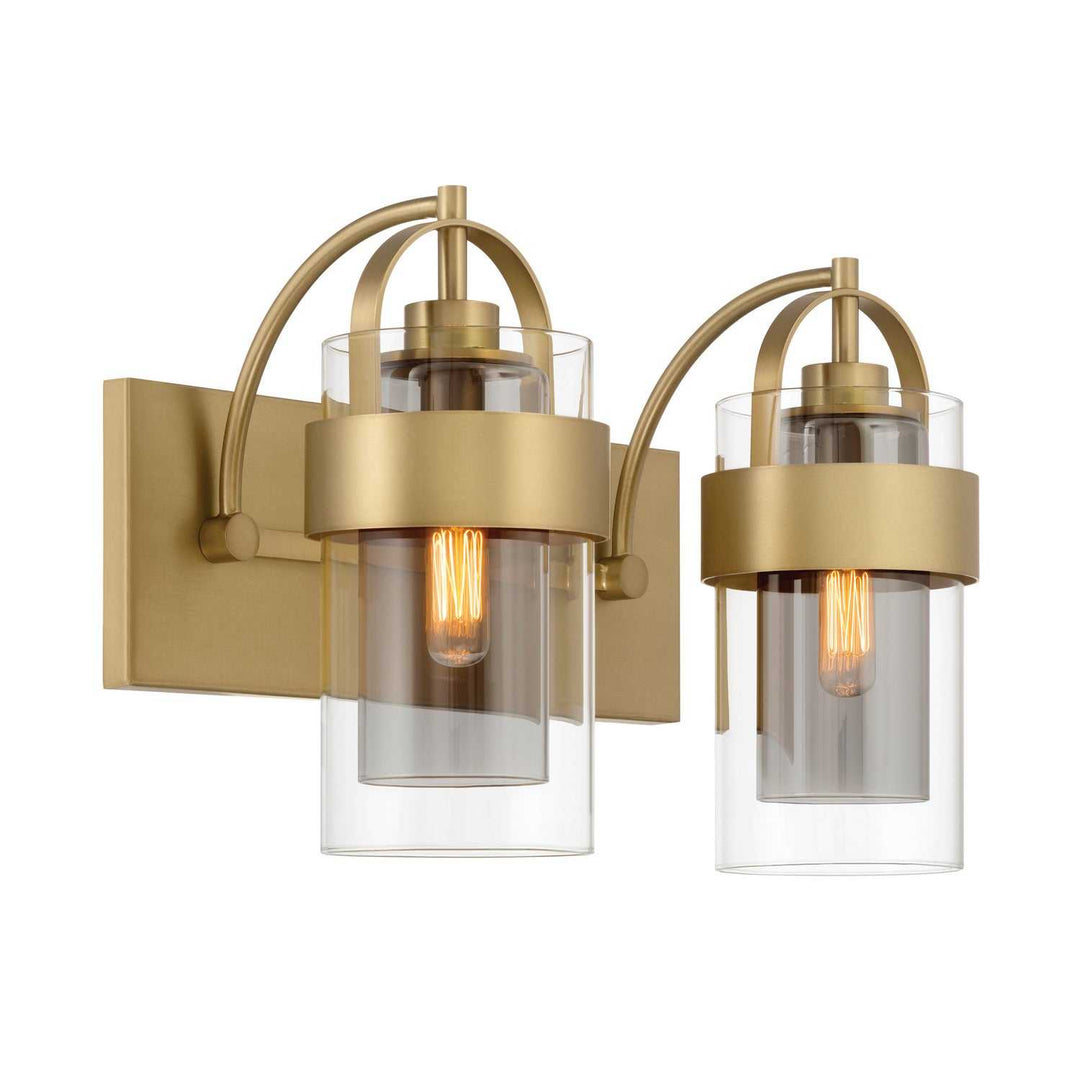 Ravik Two Light Vanity in Legacy Brass Minka-Lavery