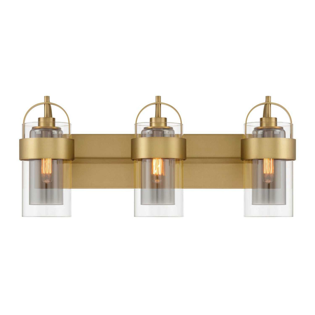Ravik Three Light Vanity in Legacy Brass Minka-Lavery