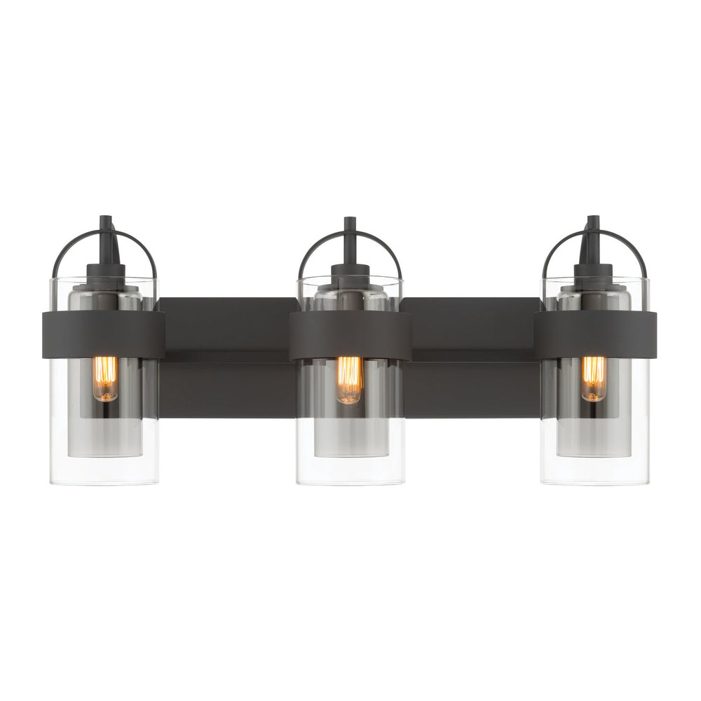 Ravik Three Light Vanity in Dark Matte Black Minka-Lavery