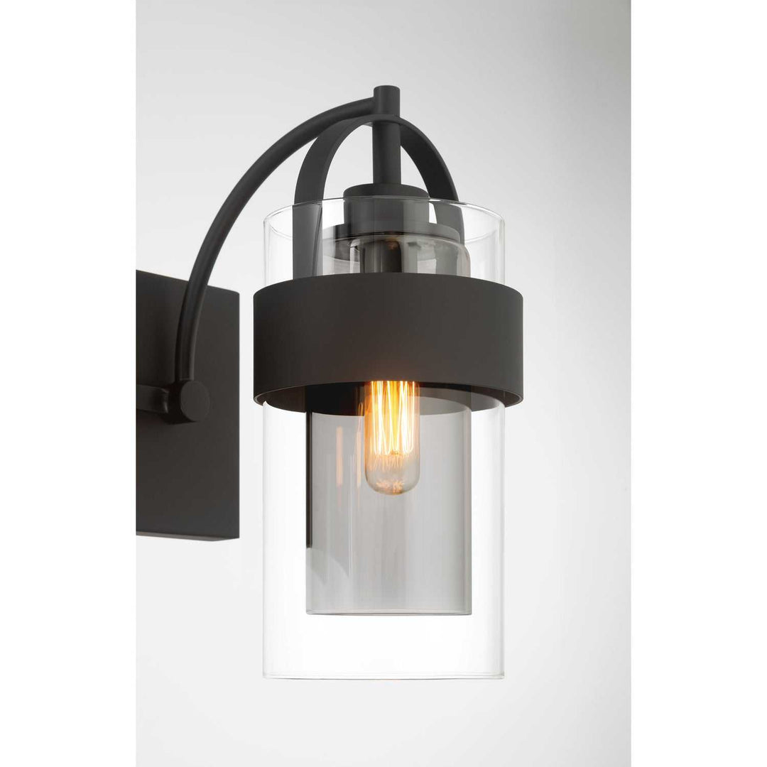 Ravik Three Light Vanity in Dark Matte Black Minka-Lavery
