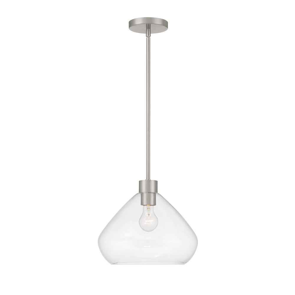 Elaris One Light Pendant in Brushed Nickel Minka-Lavery