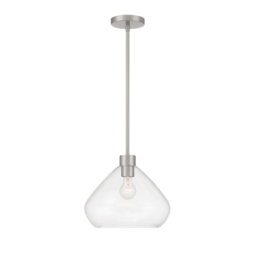 Elaris One Light Pendant in Brushed Nickel Minka-Lavery