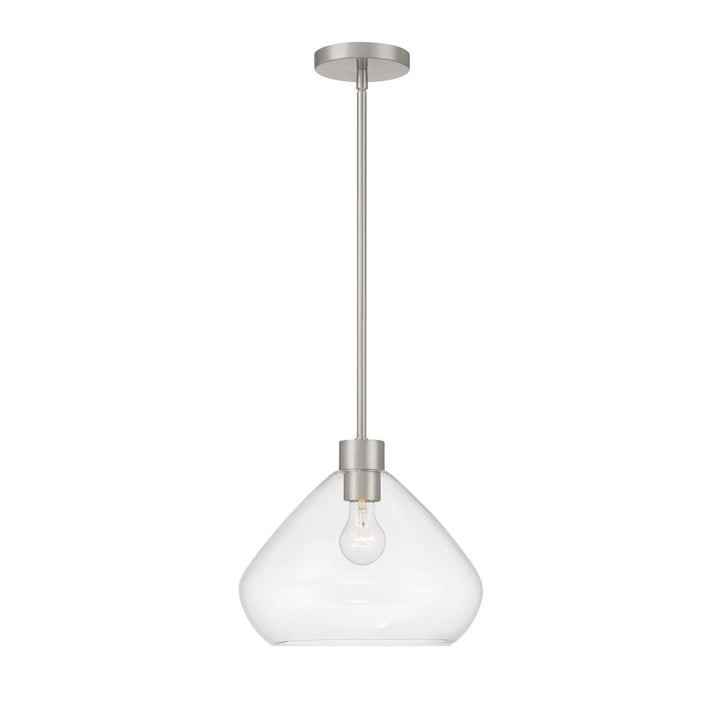 Elaris One Light Pendant in Brushed Nickel Minka-Lavery
