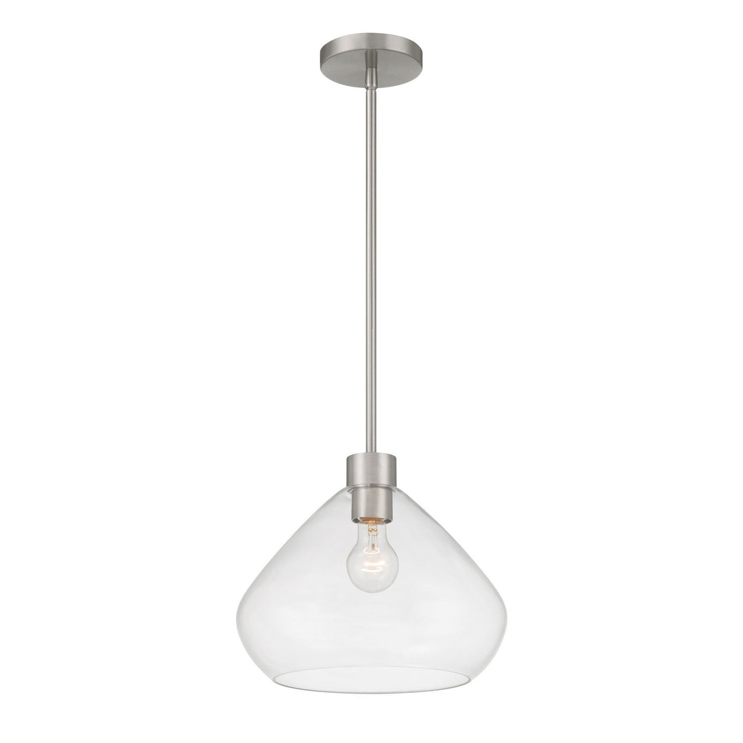 Elaris One Light Pendant in Brushed Nickel Minka-Lavery