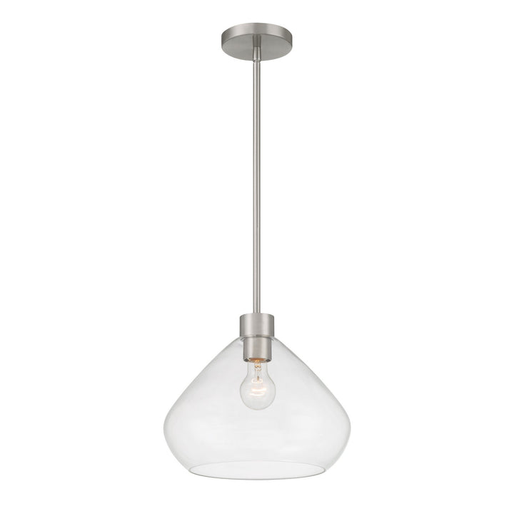 Elaris One Light Pendant in Brushed Nickel Minka-Lavery