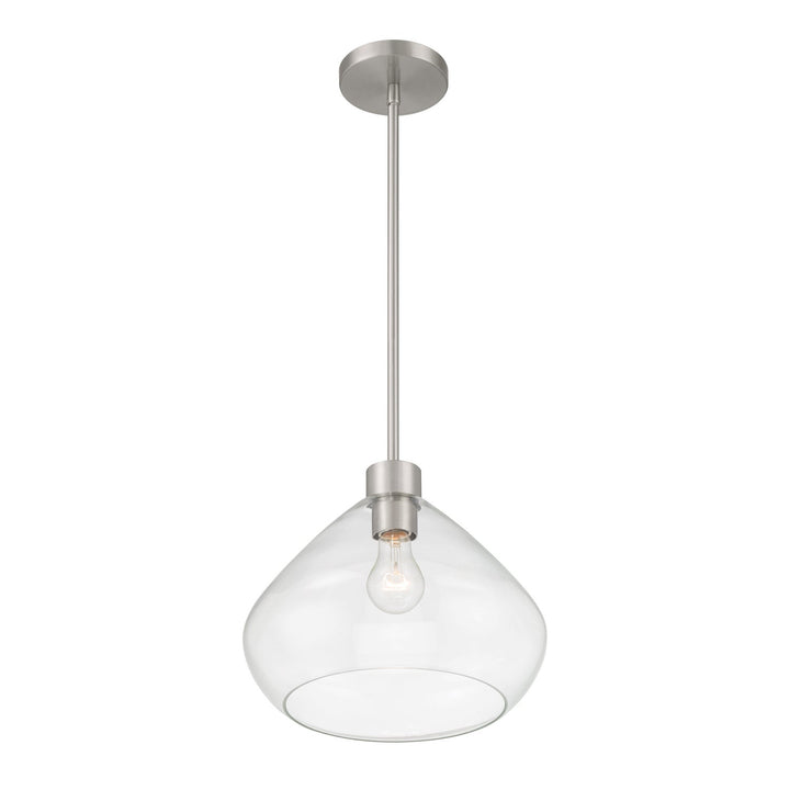 Elaris One Light Pendant in Brushed Nickel Minka-Lavery