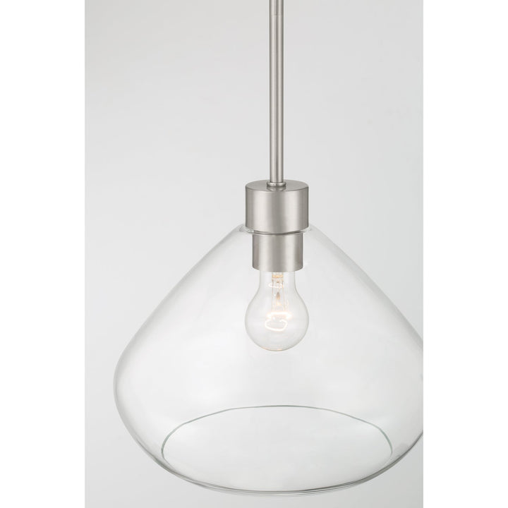 Elaris One Light Pendant in Brushed Nickel Minka-Lavery