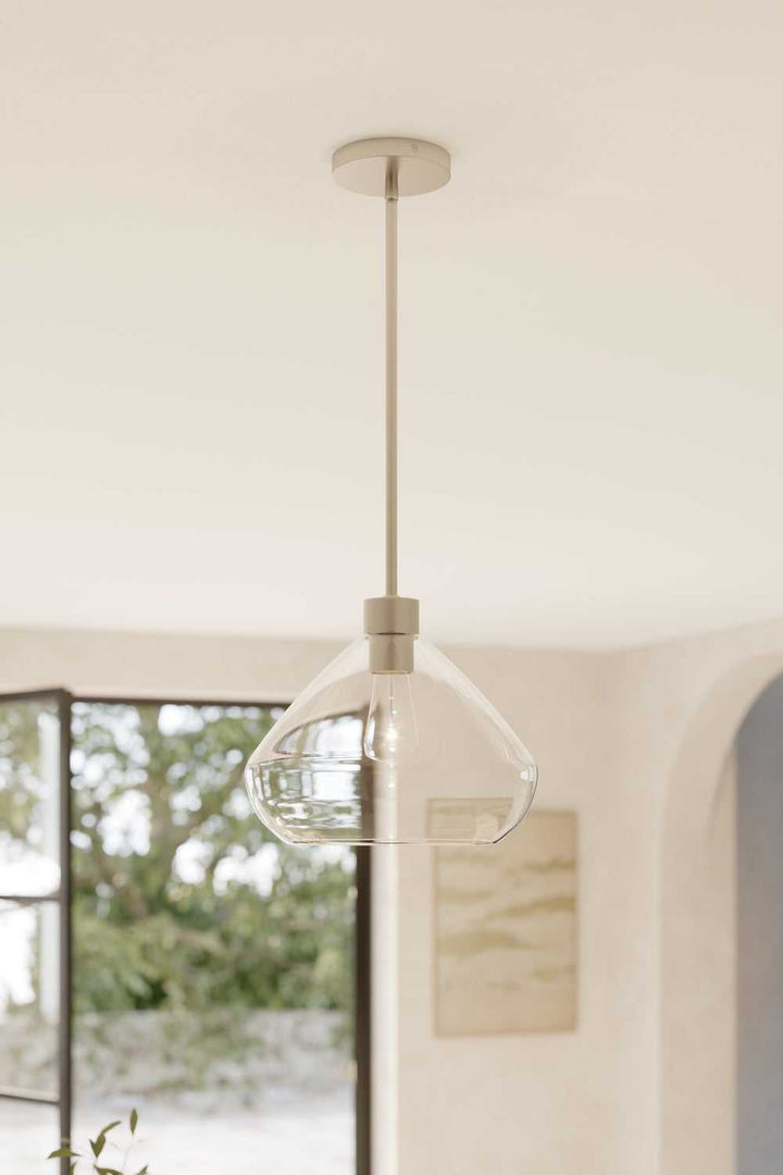 Elaris One Light Pendant in Brushed Nickel Minka-Lavery