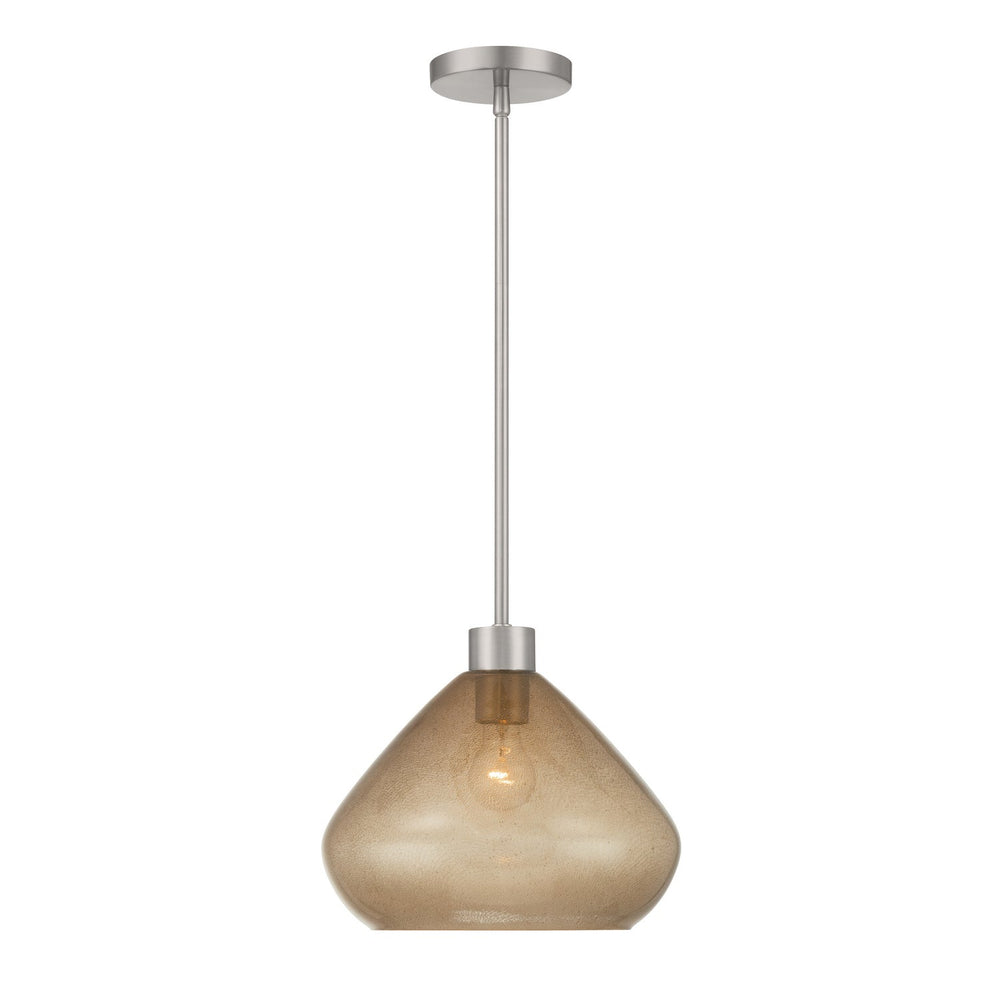 Elaris One Light Pendant in Brushed Nickel Minka-Lavery