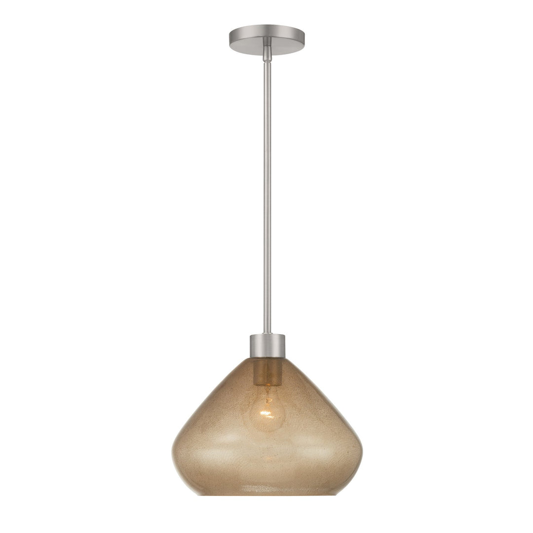 Elaris One Light Pendant in Brushed Nickel Minka-Lavery