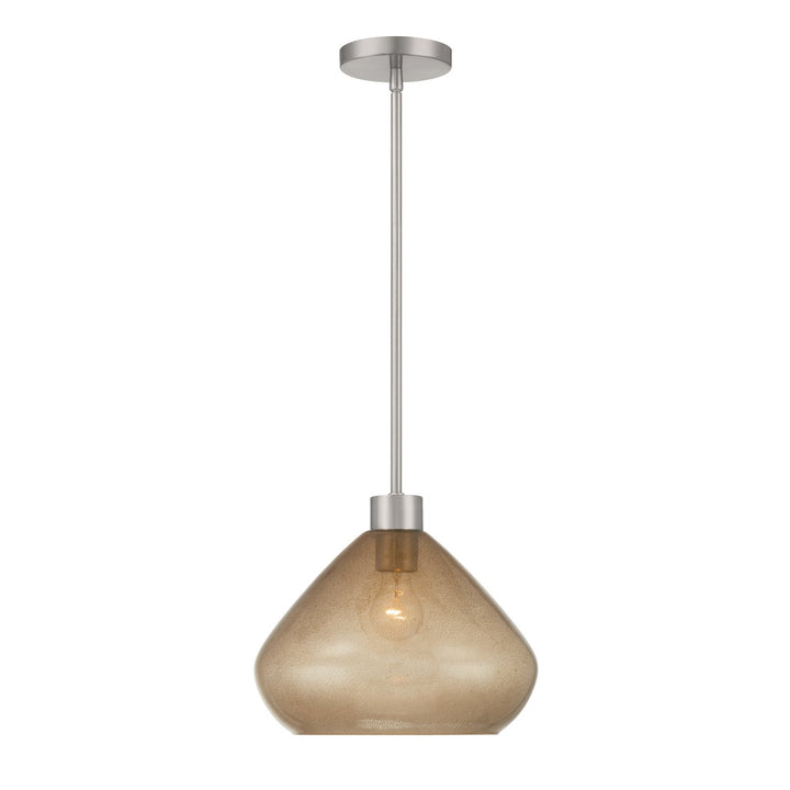 Elaris One Light Pendant in Brushed Nickel Minka-Lavery