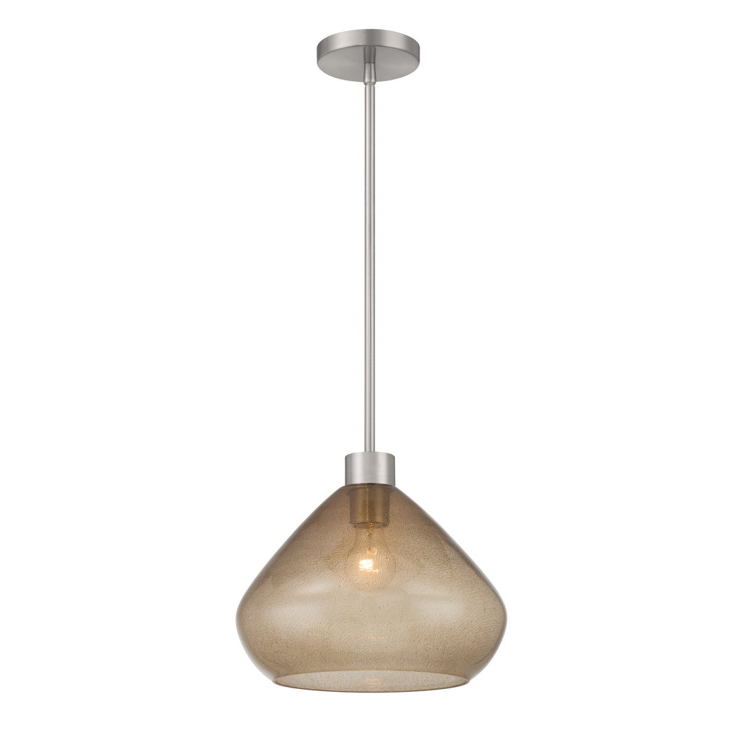 Elaris One Light Pendant in Brushed Nickel Minka-Lavery