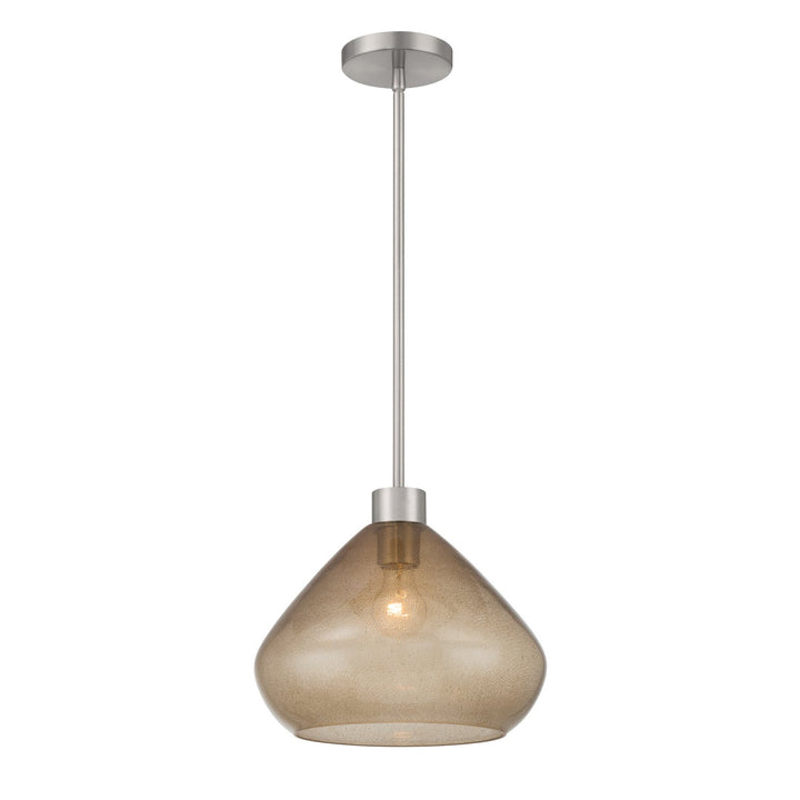 Elaris One Light Pendant in Brushed Nickel Minka-Lavery