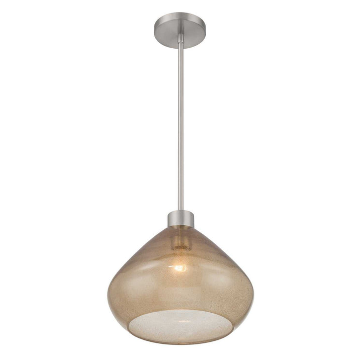 Elaris One Light Pendant in Brushed Nickel Minka-Lavery