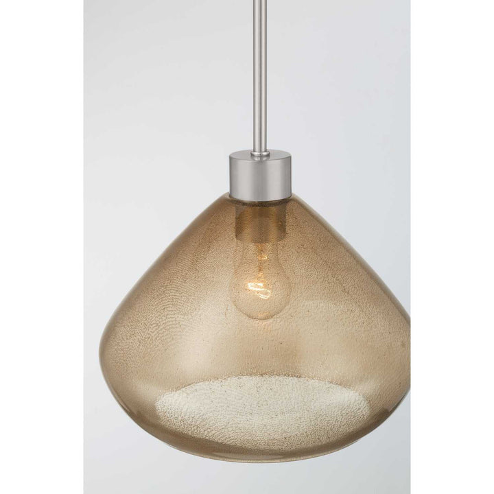 Elaris One Light Pendant in Brushed Nickel Minka-Lavery