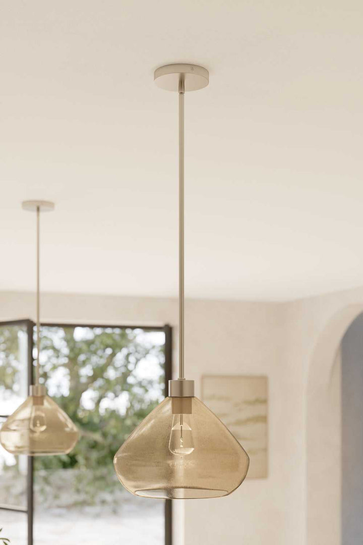 Elaris One Light Pendant in Brushed Nickel Minka-Lavery