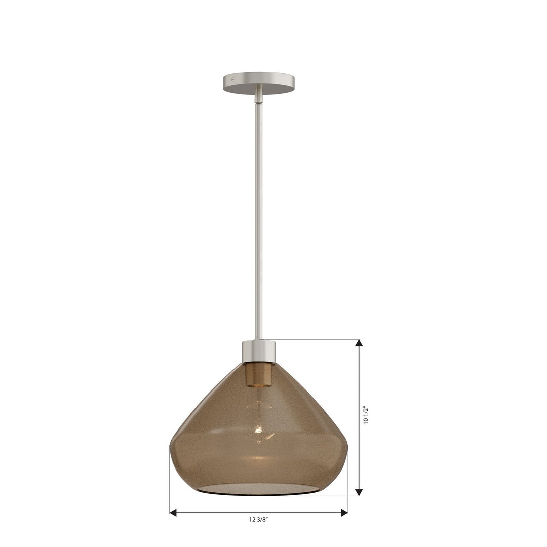Elaris One Light Pendant in Brushed Nickel Minka-Lavery