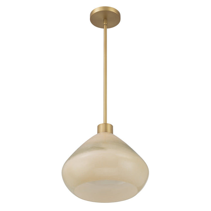 Elaris One Light Pendant in Legacy Brass Minka-Lavery