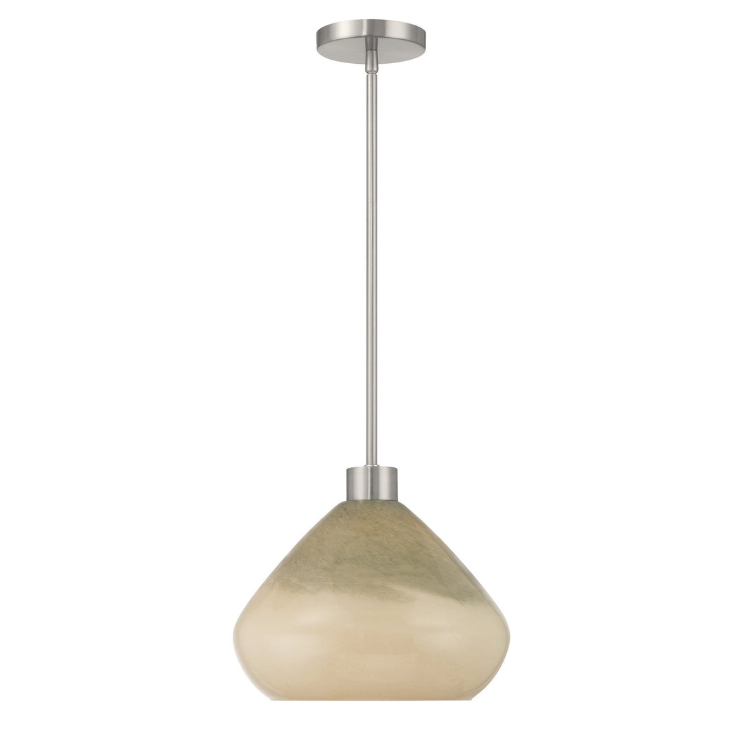 Elaris One Light Pendant in Brushed Nickel Minka-Lavery