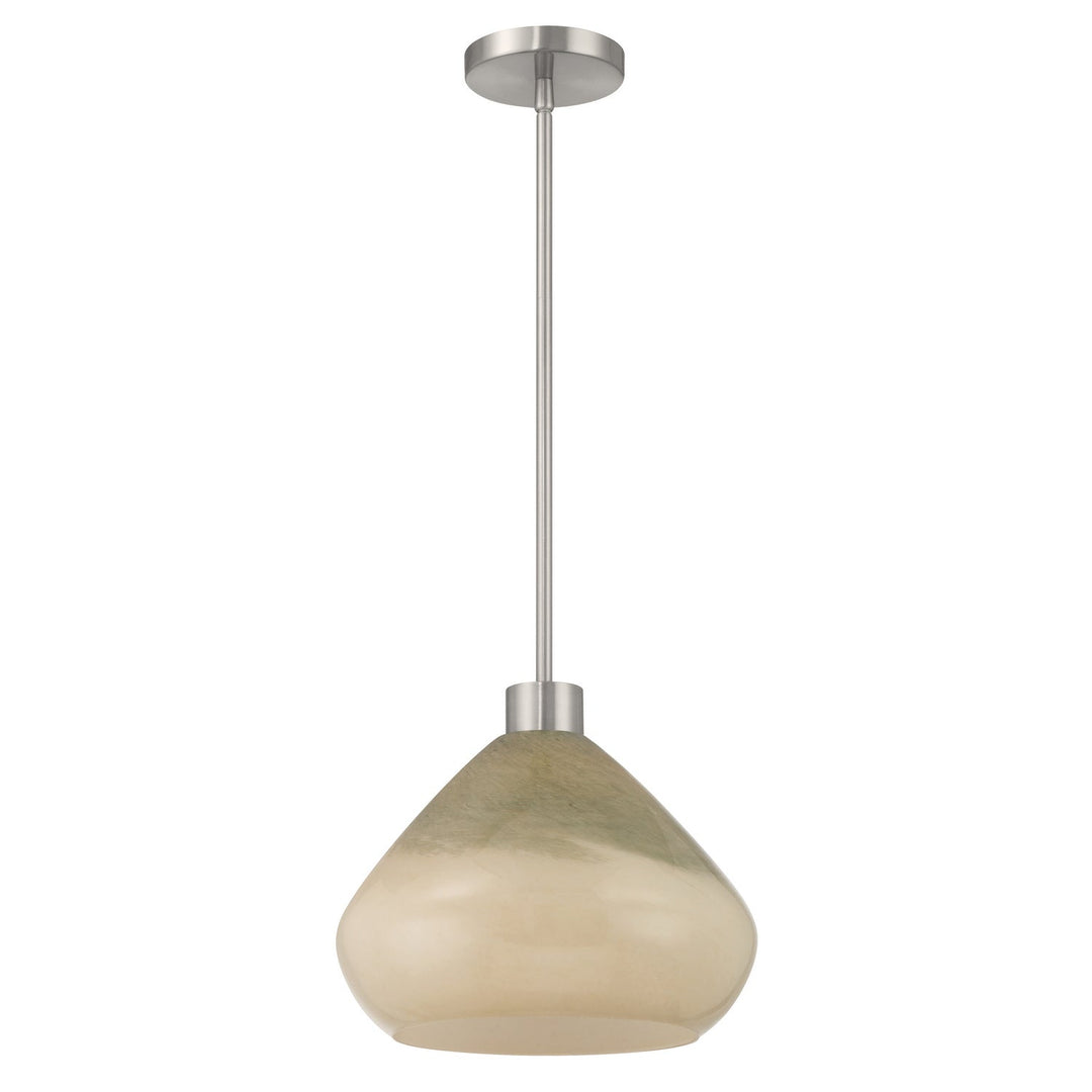 Elaris One Light Pendant in Brushed Nickel Minka-Lavery