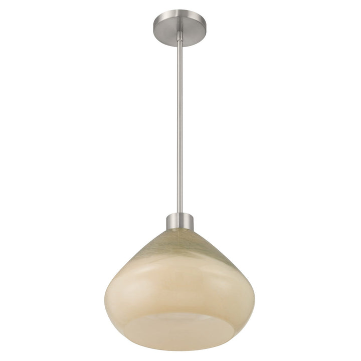 Elaris One Light Pendant in Brushed Nickel Minka-Lavery