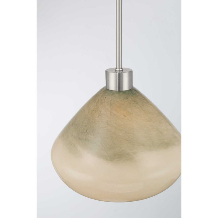 Elaris One Light Pendant in Brushed Nickel Minka-Lavery