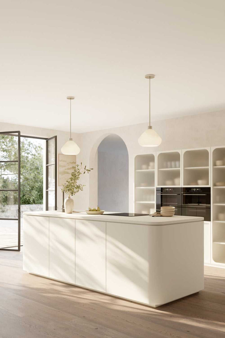 Elaris One Light Pendant in Brushed Nickel Minka-Lavery