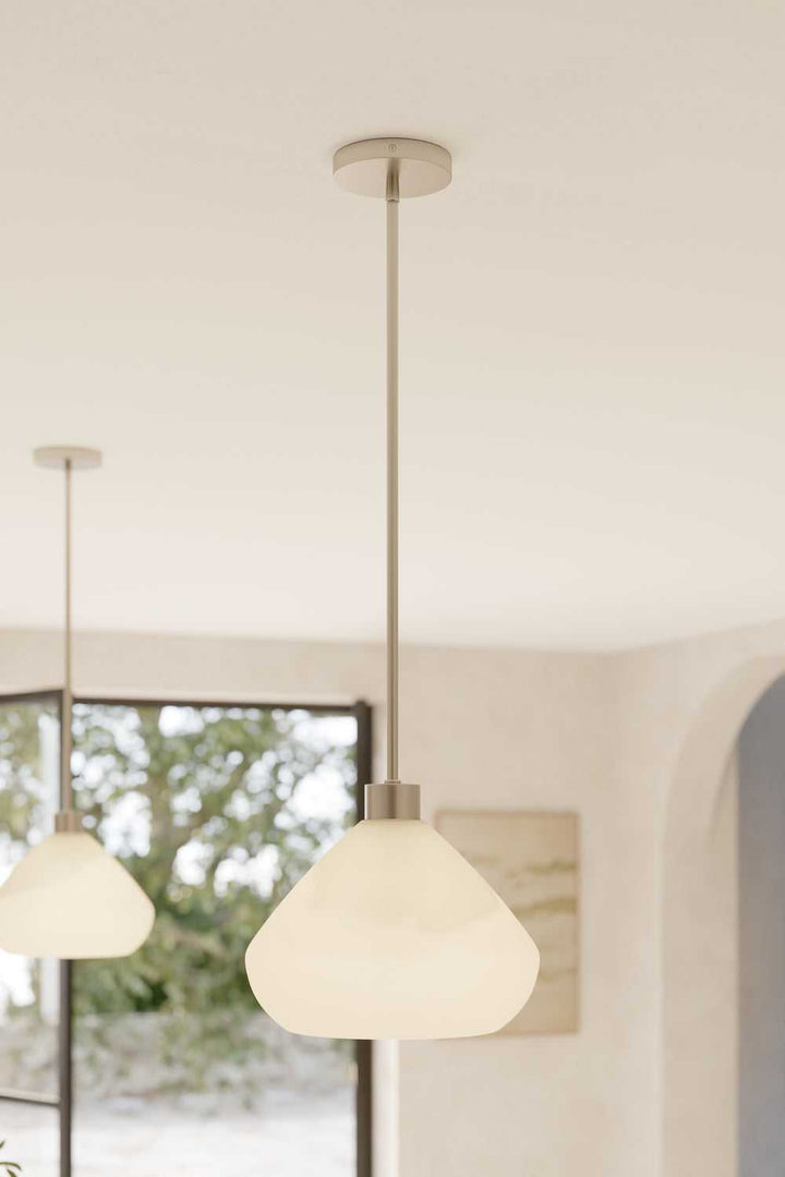 Elaris One Light Pendant in Brushed Nickel Minka-Lavery