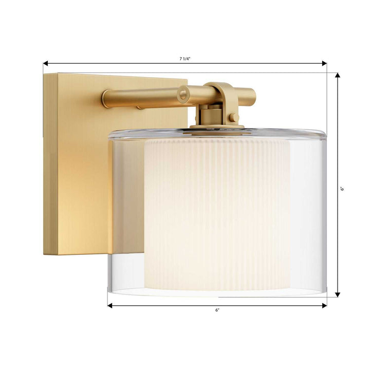 Seville One Light Bath Sconce in Legacy Brass Minka-Lavery