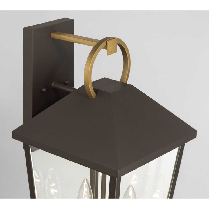 Bayra Two Light Outdoor Wall Lantern in Painted Legacy Brass Minka-Lavery