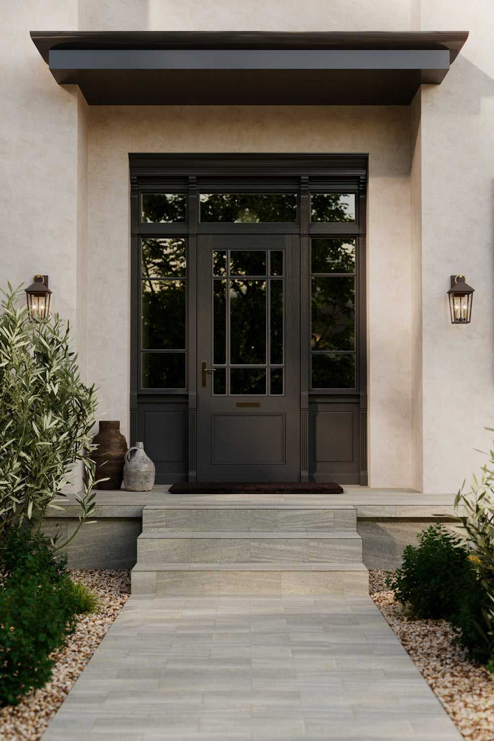 Bayra Two Light Outdoor Wall Lantern in Painted Legacy Brass Minka-Lavery