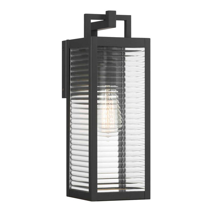 Edgewood One Light Outdoor Wall Sconce in Dark Matte Black Minka-Lavery