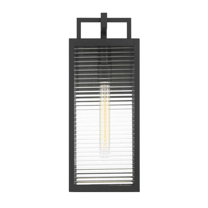 Edgewood One Light Outdoor Wall Sconce in Dark Matte Black Minka-Lavery