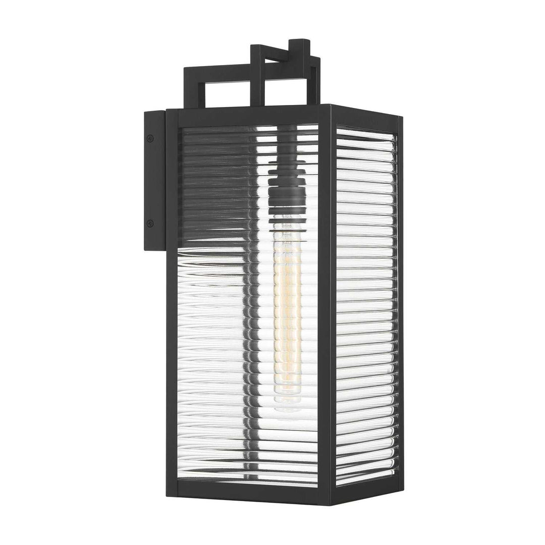 Edgewood One Light Outdoor Wall Sconce in Dark Matte Black Minka-Lavery