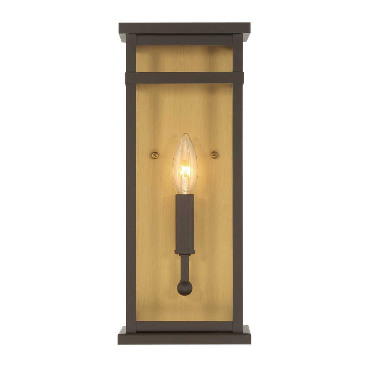 Briarlane One Light Outdoor Wall Sconce in Painted Legacy Brass Minka-Lavery