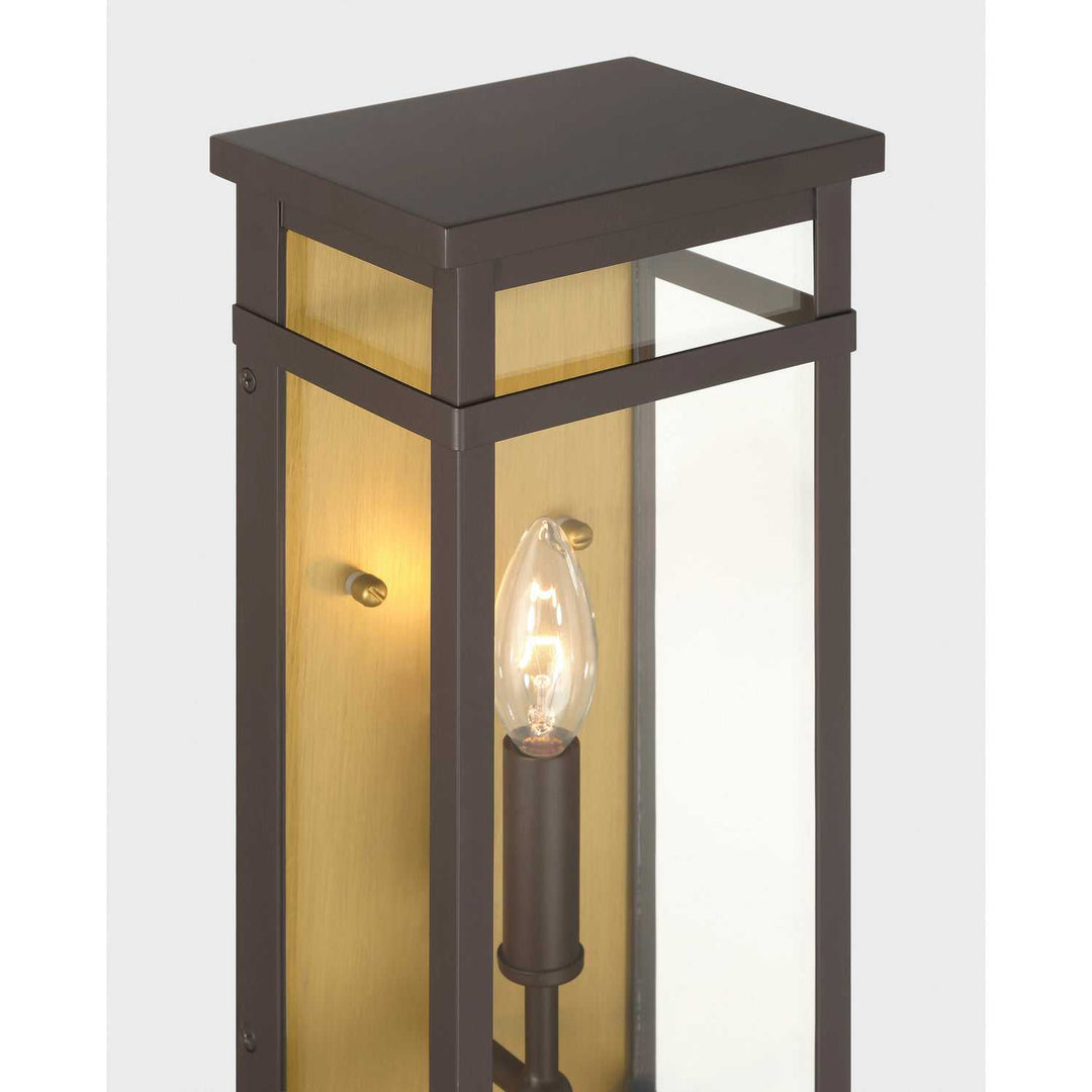 Briarlane One Light Outdoor Wall Sconce in Painted Legacy Brass Minka-Lavery